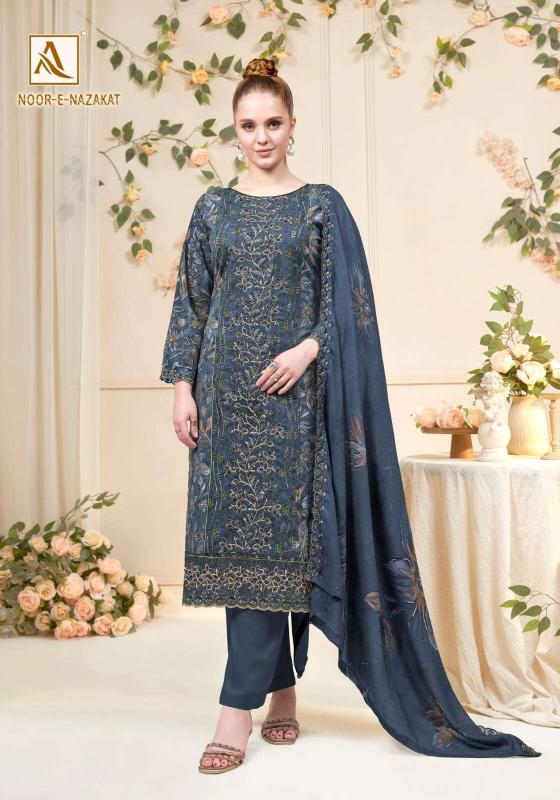 Alok noor e nazakat suit dress material wholesale delhi